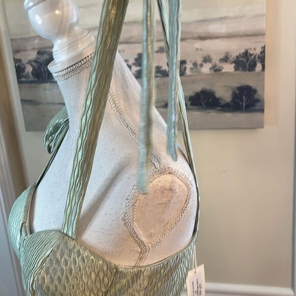 BTFL-life Textured Sage Green Homecoming Dress - Picture 7 of 11